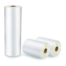 กาวด้วยตัวเองอย่างโปร่งใส Bopp Plastic Film / Bopp Thermal Laminate Roll