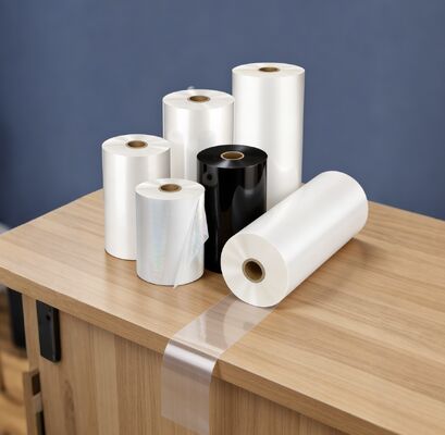 ฟิล์มละเมินกระจ่างใส ความหนา 95-105 ไมครอน เนื้อผิวหนัง และการทําปลายหน้าหนาวเรียบ เพื่อเพิ่มความทนทานและความน่าสนใจทางสายตา