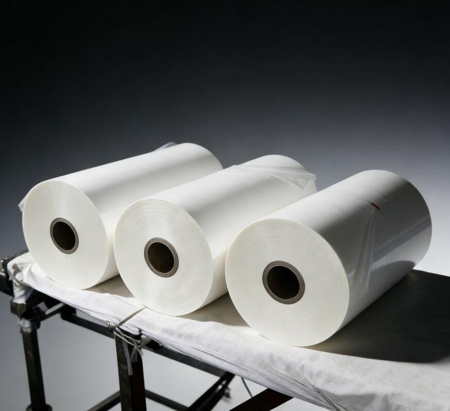 ฟิล์มละเมินเมทที่มีความหนา 17 ถึง 45 ไมครอน และเนื้อเยื่อผิวเมทเรียบ มีการรักษาโคโรน่าสองด้าน