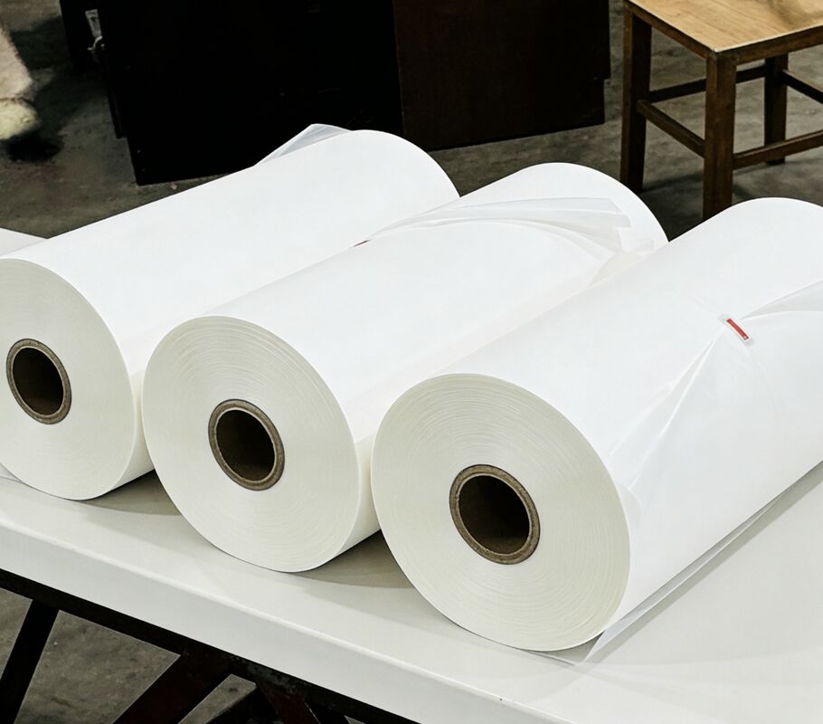 100% EVA จากเกาหลี ฟิล์มละเมินกระจ่างกระจ่างที่มีเนื้อเยื่อหนังและความหนา 95-105 ไมครอนสําหรับบรรจุที่ทนทาน