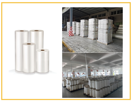 แกนกระดาษ 3 นิ้ว Bopp Thermal Matt Lamination Film Premium White 22mic