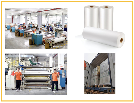 EVA ผูกผูกผูก Matte Soft Touch Lamination Film ความหนา 0.03 มม.