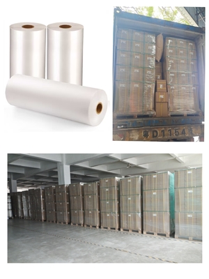 PET Lamination Film Roll Double Sided Corona รักษา 10-20Mpa ความดันม้วน จุด UV Screen Printing