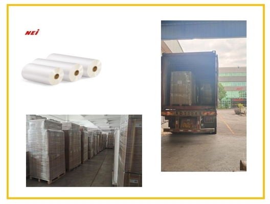 Pro Coating Transparent Glossy Lamination Film สําหรับการแสดงสื่อกระดาษกระเป๋า