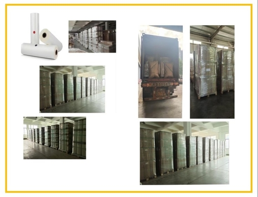 25mic Gloss Bopp Lamination Film สีขาวเพชร