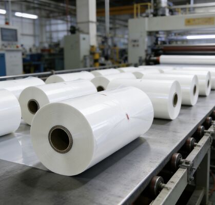 ฟิล์มเคลือบความร้อน PET กันความชื้นที่มีสารแน่นที่ทํางานด้วยความร้อนและปลายกระจ่างใสสําหรับบรรจุภัณฑ์