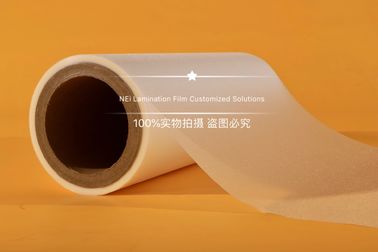 Hot Melt Adhesive EVA Brushed Thermal Lamination Film สำหรับ Digital Print / Gift Box